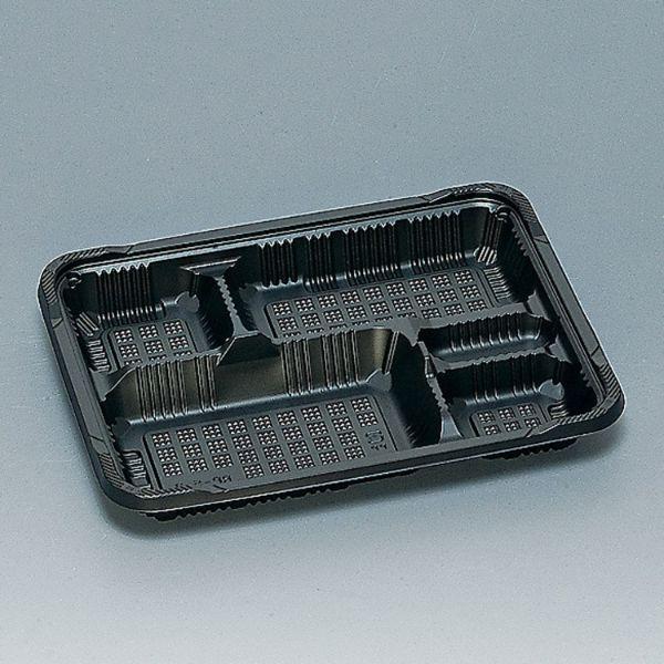 弁当容器 憩い RP-5-2H 黒 E 本体 福助工業50枚 使い捨て弁当箱 テイクアウト容器 業務用 使い捨て容器 電子レンジ対応