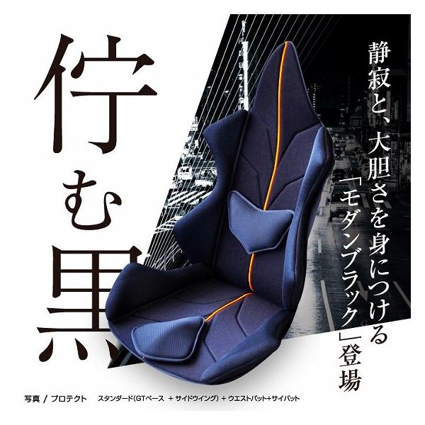 アメージングGT プロテクト 車の腰痛対策におすすめクッション 世界初の体型、悩みに合わせフルカスタマイズ 《イタリアン・ブラック》