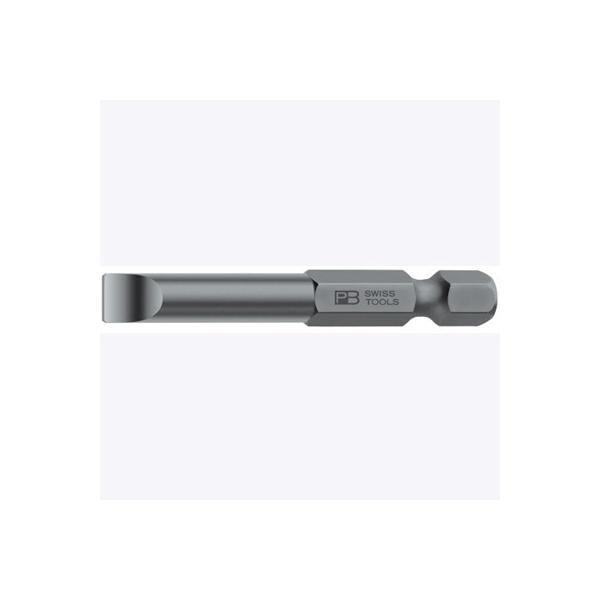 PBスイスツール（PBSWISS PBSWISSTOOLS）1/4”Hex段付マイナスビット刃先幅6.25mm【ナノコート】〔E6-100-4〕E61004