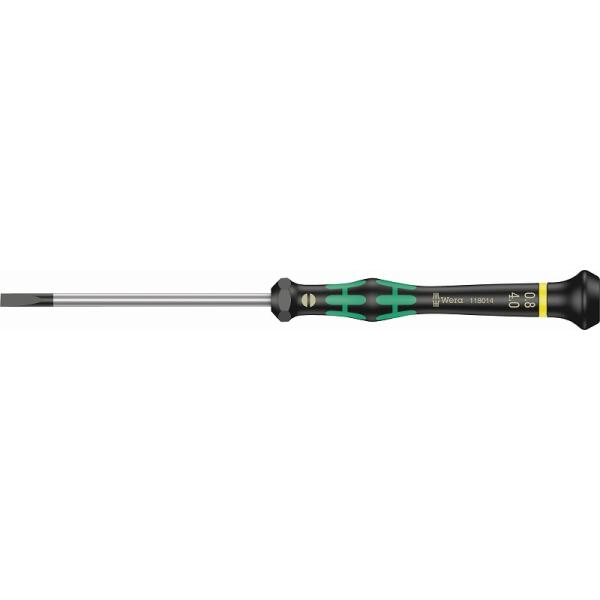 Wera 精密マイナスドライバー【4.0x0.80】〔2035-0.8X4.0X80〕118014