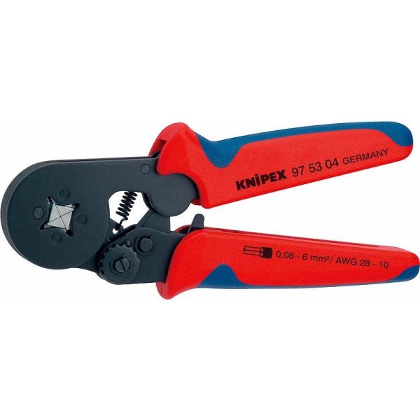 KNIPEX（クニペックス） エンドスリーブ用圧着ペンチ【四角形状圧着
