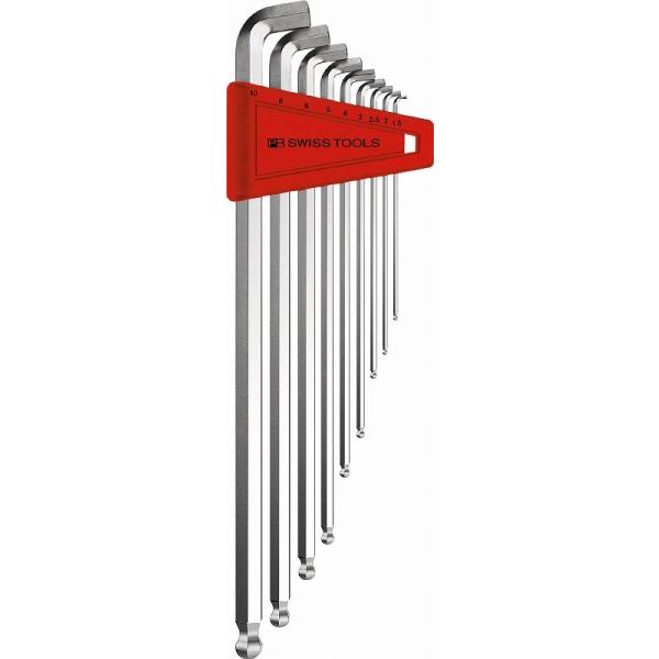【在庫セール】PB　ショートヘッドボール付ロング六角棒レンチセット　2212LH PB SWISS TOOLS PBスイスツール（PBSWISS PBSWISSTOOLS）ボール付