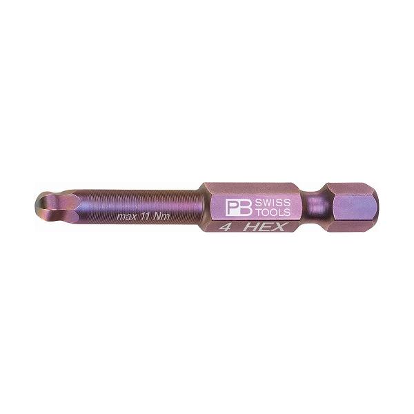 PBスイスツール（PBSWISS PBSWISSTOOLS）1/4”Hex段付ボールポイントビット4.0mm【ナノコート】E6.212/4