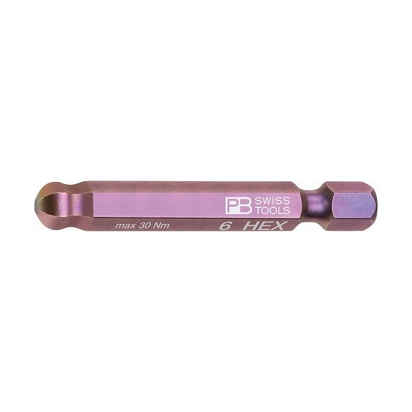 PBスイスツール（PBSWISS PBSWISSTOOLS）1/4”Hex段付ボールポイントビット6.0mm【ナノコート】E6.212/6