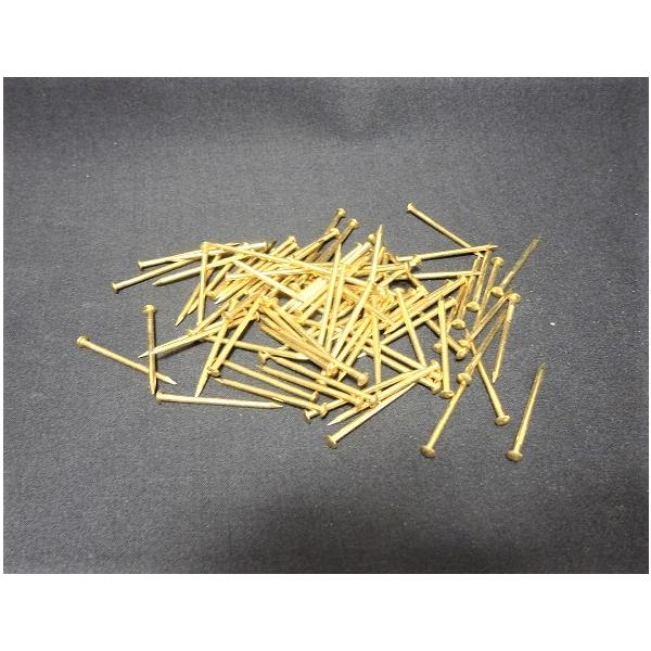 真鍮釘＃14×38mm丸頭　 100ｇ　各サイズ メール便発送