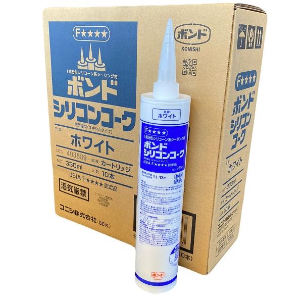 ボンド シリコンコーク ホワイト #55778 330ml 1本