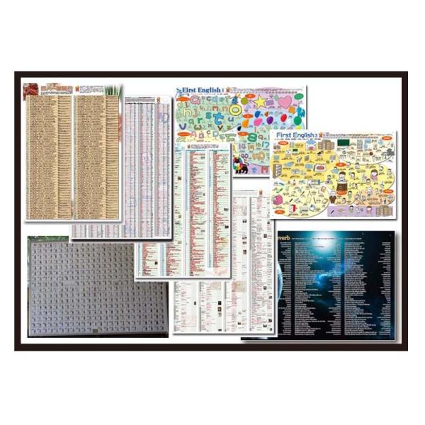 親勉　楽勉　教育用ポスターセット　ワークシート　 知育 親勉 楽勉 教育用ポスターセット ワークシート 知育 本