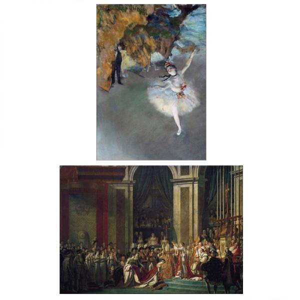 proceedx　名画 3126 絵画お値打ち２枚セット6　ダヴィッド　ドガ　A3サイズ送料無料　　アート インテリア 安い　値打ち