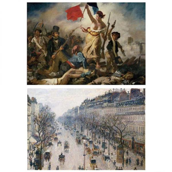 proceedx　名画 3127 絵画お値打ち２枚セット7　ドラクロワ　ピサロ　A3サイズ送料無料　　アート インテリア 安い　値打ち