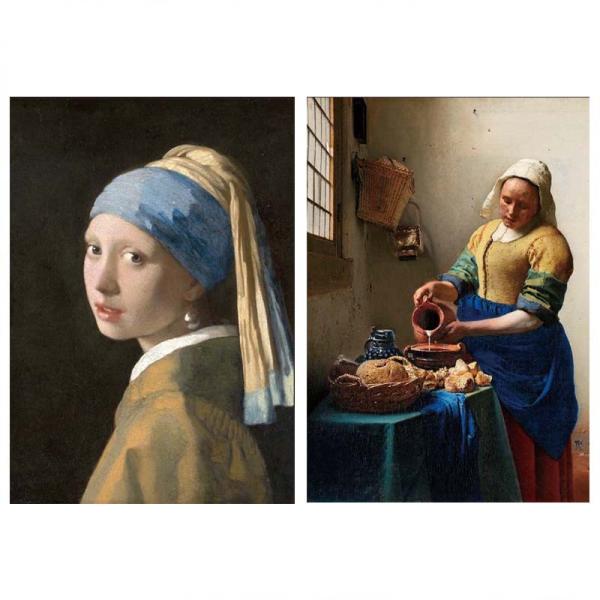 proceedx　名画 3128 絵画お値打ち２枚セット8　フェルメール　A3サイズ送料無料　　アート インテリア 安い　値打ち　プレゼント