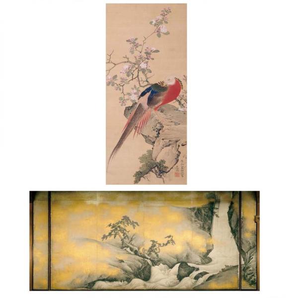 proceedx　名画 3138 絵画お値打ち２枚セット18　円山応挙　プレゼント
