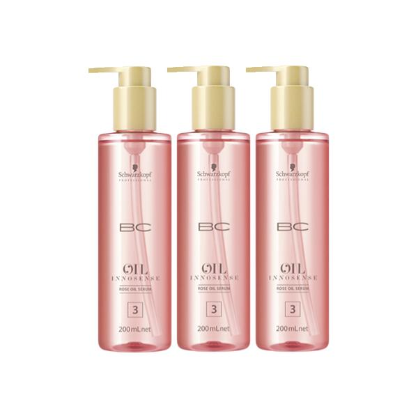 シュワルツコフ　BCオイルローズ　ローズオイルセラム　200ml×3本セット BCオイル イノセンス シュワルツコフ BCオイルローズ ローズオイル