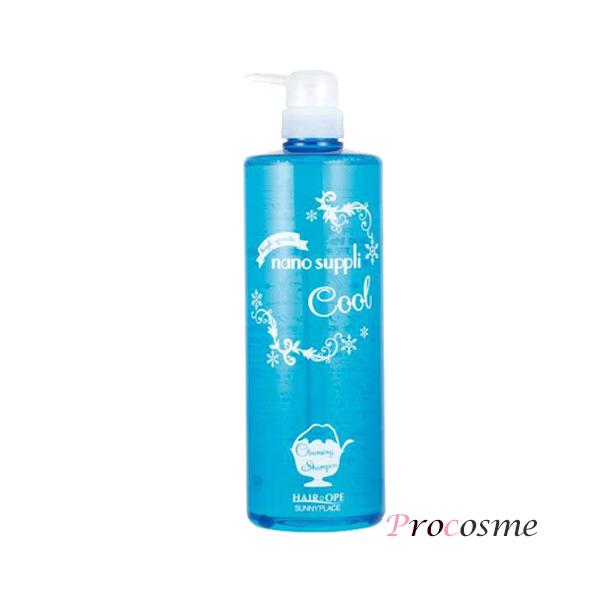 他サイト： サニープレイス ナノサプリ ナノクレンジングシャンプー クール ポンプ 1000ml｜シャンプー 女性 メンズ 業務用の商品画像