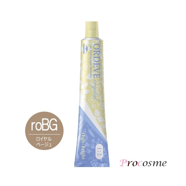 大人の髪に“彩度ある輝き”を与え自由で明るい色表現を叶えるオルディーブクリスタルハイブライトハイブライトシリーズは、13Lvまで対応可能。オルディーブクリスタルハイブライトのMIX比率は全アイテム『1剤：2剤＝1：2』使用です。