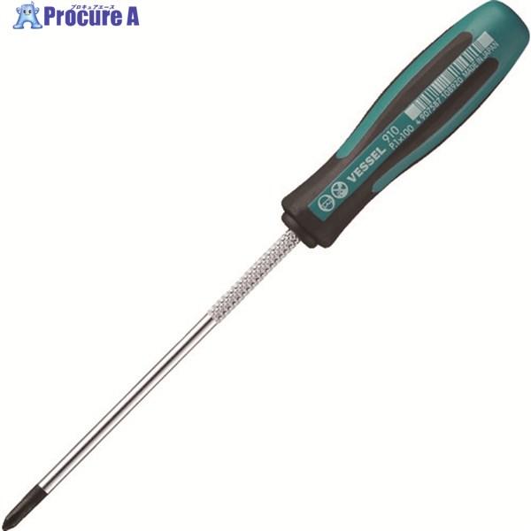 他サイト： VESSEL メガドラ細軸ドライバー 910 ＋1×100  ▼102-6539 910-1-100  1本の商品画像