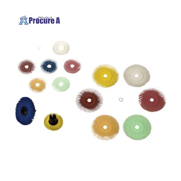 3M ラジアル・ブリッスルディスク #8000相当 ライム 50.8mm □▽103