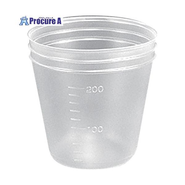 ●容量(ml)：200●目盛間隔(ml)：20●上径×下径×高さ(mm)：83×58×85