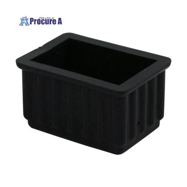 【送料都度見積】 ※個人宅様送り不可 ●色：黒●奥行(mm)：23●高さ(mm)：25●幅(mm)：36●製造国：日本●内径(mm)：23×36●商品名：イス脚キャップ(黒・長角)