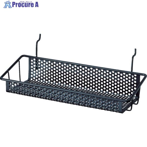 他サイト： 光 パンチングボードパーツ カゴ棚 黒  ▼113-2800 PBW-601  1個の商品画像