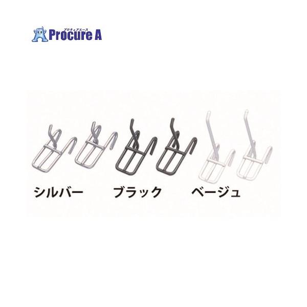 他サイト： IRIS 246758 メッシュパネルフック30mm MPA-F3 ブラック  ■▼126-5054 MPA-F3-BK (246758)  1個の商品画像