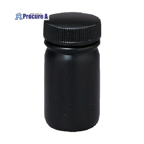 ※個人宅様送り不可 ●容量(ml)：50●高さ(mm)：77●口径(mm)：28.5●中栓：あり●色：黒色●フタ色：黒色●耐熱温度(℃)：80℃(中栓は60℃)●幅(mm)：37.5●タイプ：遮光性