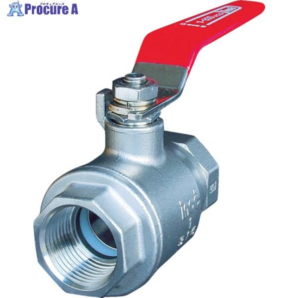 イノック ねじ込みボールバルブ 全長98mm 呼び径(A)32 ▽175-4700