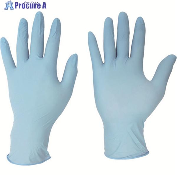 他サイト： ミドリ安全 ニトリル手袋 加硫促進剤不使用 ベルテ722 ブルー 粉無 100枚 M  ▼195-5546 VERTE-722-M  1箱の商品画像