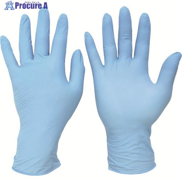 他サイト： ミドリ安全 ニトリル手袋 加硫促進剤不使用 ベルテ728 ブルー 粉無 100枚 S  ▼195-5816 VERTE-728-S  1箱の商品画像