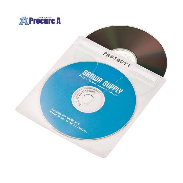 他サイト： SANWA ブルーレイディスク対応不織布ケース(50枚入り・ホワイト)  ■▼202-4360 FCD-FNBD50W  1Sの商品画像