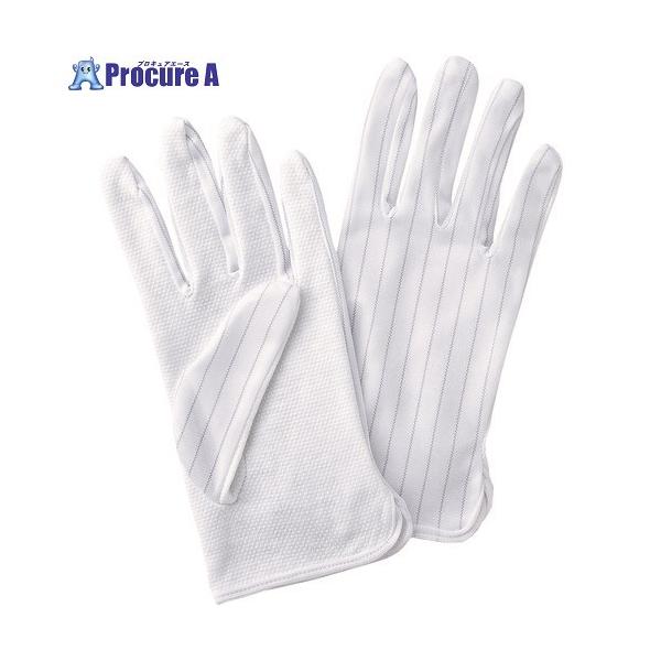 他サイト： SANWA 静電気防止手袋(滑り止め付き)  ■▼202-9150 TK-SE12L  1Sの商品画像