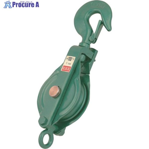 ●基本使用荷重(t)：0.5●最大使用ロープ径(mm)：10●車数：1●車径(mm)：75●寸法(mm)A：300●寸法(mm)B：87●寸法(mm)C：40●頭部形状：フック型●タイプ：一車タイプ●使用荷重(kg)：500