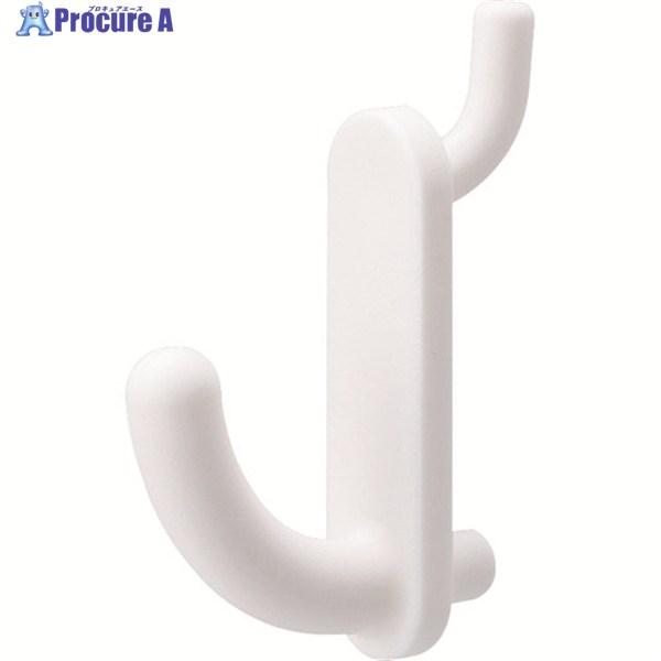 他サイト： 光 パンチングボード用樹脂フック白バラ1P10入  ▼215-9010 BPF-114  1パックの商品画像