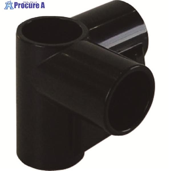 ●適合機種：φ28イレクターパイプ●色：ブラック●タイプ：4方向（中間コーナー用・1方向通し）