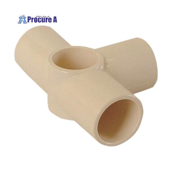 【送料都度見積】 ※個人宅様送り不可 ●品名：Φ28イレクター　プラスチックジョイント●適合機種：φ28イレクターパイプ●色：アイボリー