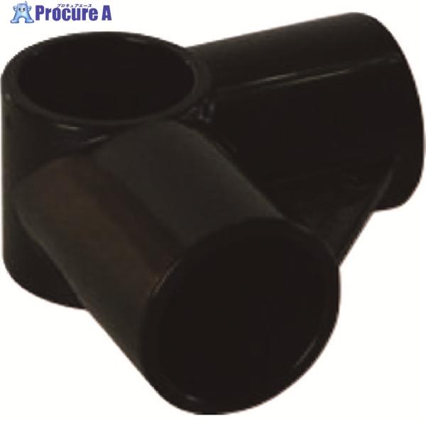 ●適合機種：φ28イレクターパイプ●色：ブラック●タイプ：4方向（中間コーナー用・1方向通し）