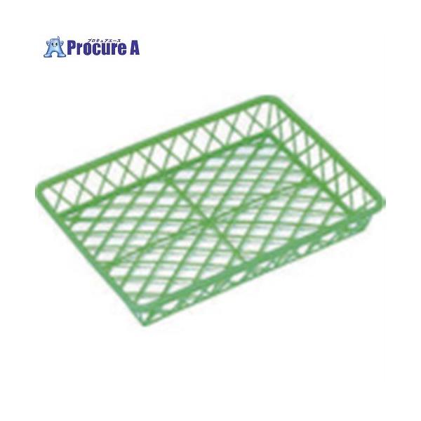 【送料都度見積】●外形寸法(mm)幅：350●外形寸法(mm)奥行：260●外形寸法(mm)高さ：50●色：グリーン●外形寸法(mm)間口：350●出荷単位(個)：250●内容量(L)：3.2●内寸(mm)幅×奥行×高さ：332×242×46