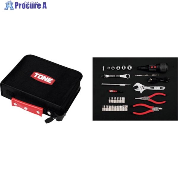 TONE 整備用工具セット ツールセット ブラック 間口250×奥行200