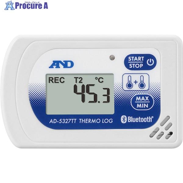 A＆D BLE温度2chデータロガー さ〜もろぐ AD-5327TT ▼248-5405 AD-5327TT 1個