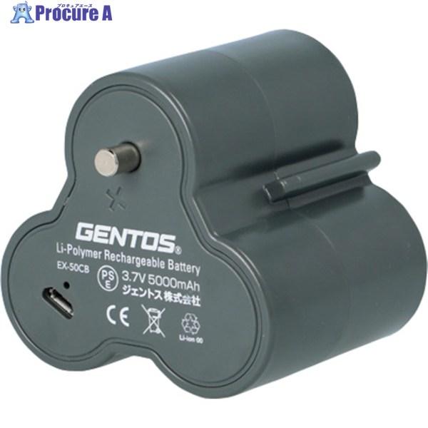 GENTOS ランタン用専用充電池 EX-50CB  ▼253-9688 EX-50CB  1個