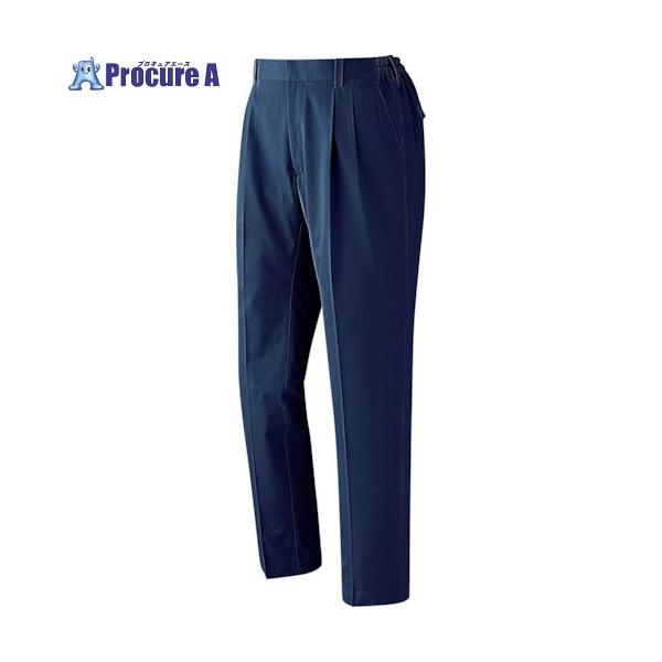 ミドリ安全 男女共用 綿スラックス G367N下 ネイビー 5L □▽256-4766