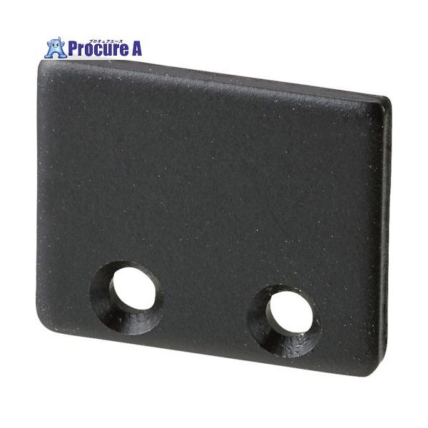 【送料都度見積】●品名：キャッププレート　ブラック●適合レール：D30レール