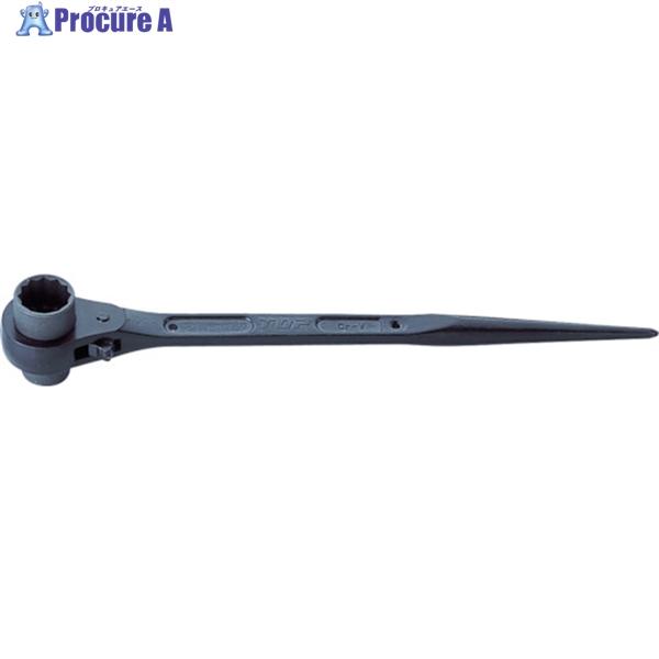他サイト： TOP 両口ラチェットレンチ 19X22mm  ▼337-1786 RM-19X22  1丁の商品画像