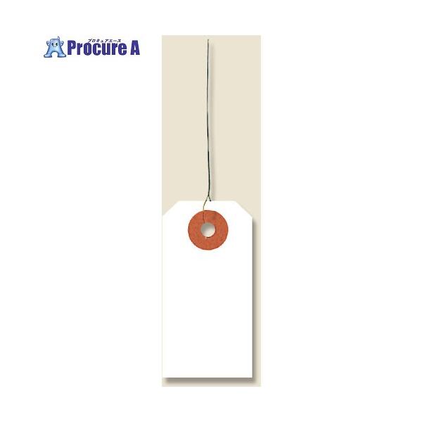 シモジマ 荷札 豆 30×60 白(135) 1000枚入り  ■▼340-8888 003500600  1箱