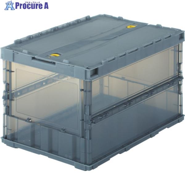 ●容量(L)：51.3●色：透明ブラック●外形寸法(mm)間口：530●外形寸法(mm)奥行：366●外形寸法(mm)高さ：336●有効内寸(mm)間口：493●有効内寸(mm)奥行：335●有効内寸(mm)高さ：311●折りたたみ高さ(m...