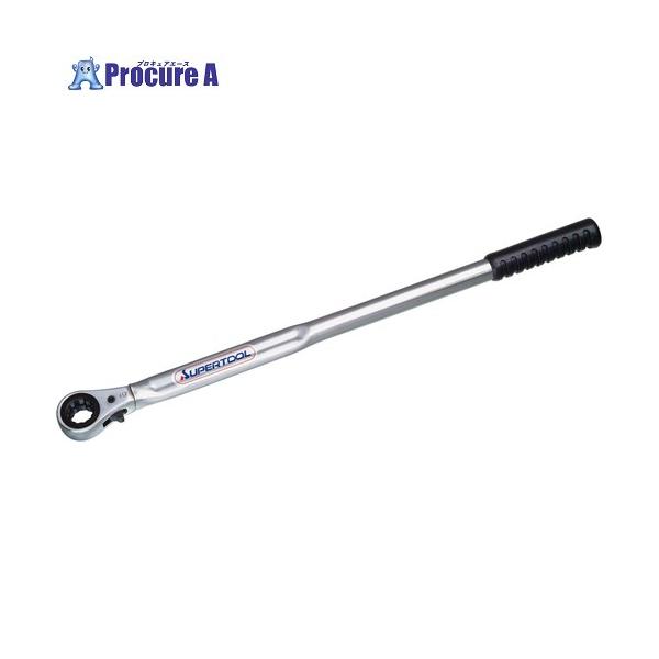 スーパー 薄型・両口ラチェットレンチ 農機爪交換用 六角対辺:17×19 全長:485mm  ▼355-0427 RNTL1719L  1丁 ●YA513