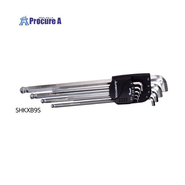 スーパー 首下ショートエクストラロングボールポイント六角棒レンチ 3mm  ▼384-9431 SHKXB3  1本 ●YA513