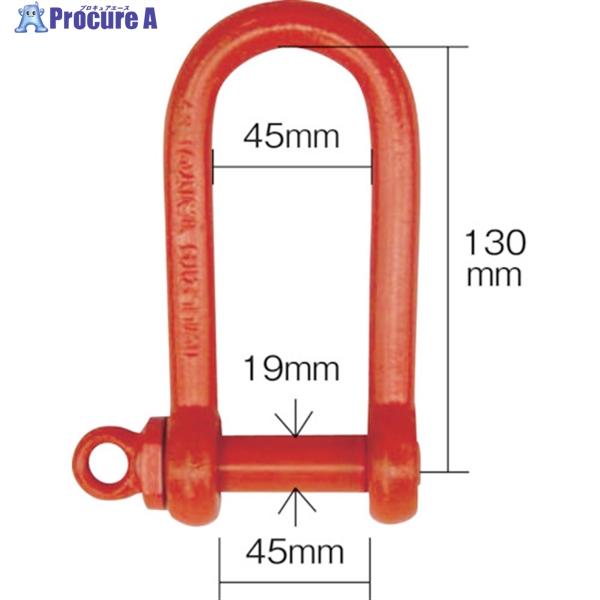 大洋製器工業 TAIYO 強力長シャックル(捻じ込みタイプ) 2.5t(1010762 