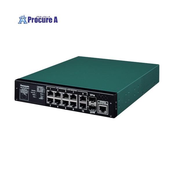 【美品】Panasonic GA-ML8TPoE+ スイッチングハブ Panasonic PN260893 スイッチングハブGA-ML8TPoE＋ □▽425-0718