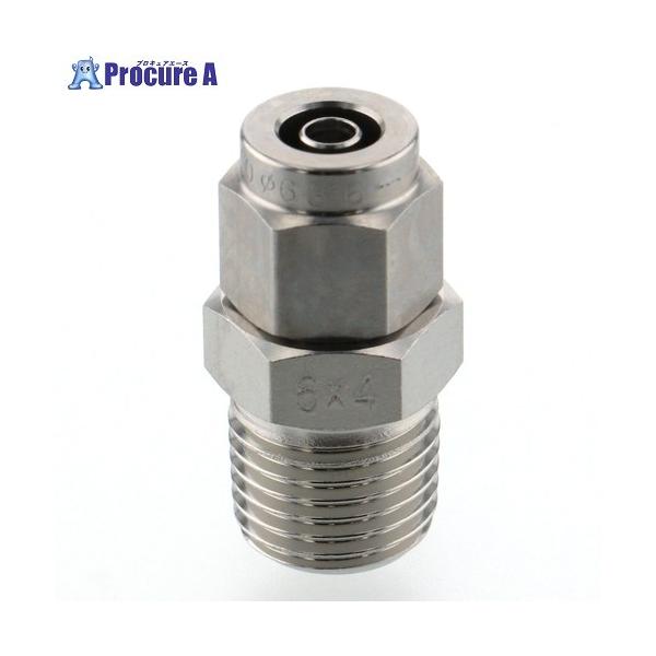 PISCO チューブフィッティング SUS321締付継手 ストレート  ▼442-6746 NSC0640-02  1個