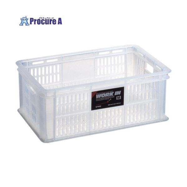 他サイト： TENMA ワーク・イン(M) クリア 407×257×156  ▼444-9185 110001048  1個の商品画像